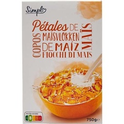 [PROD4457] 750G PETALES MAIS SUCRES SIMPL (PACK-12)